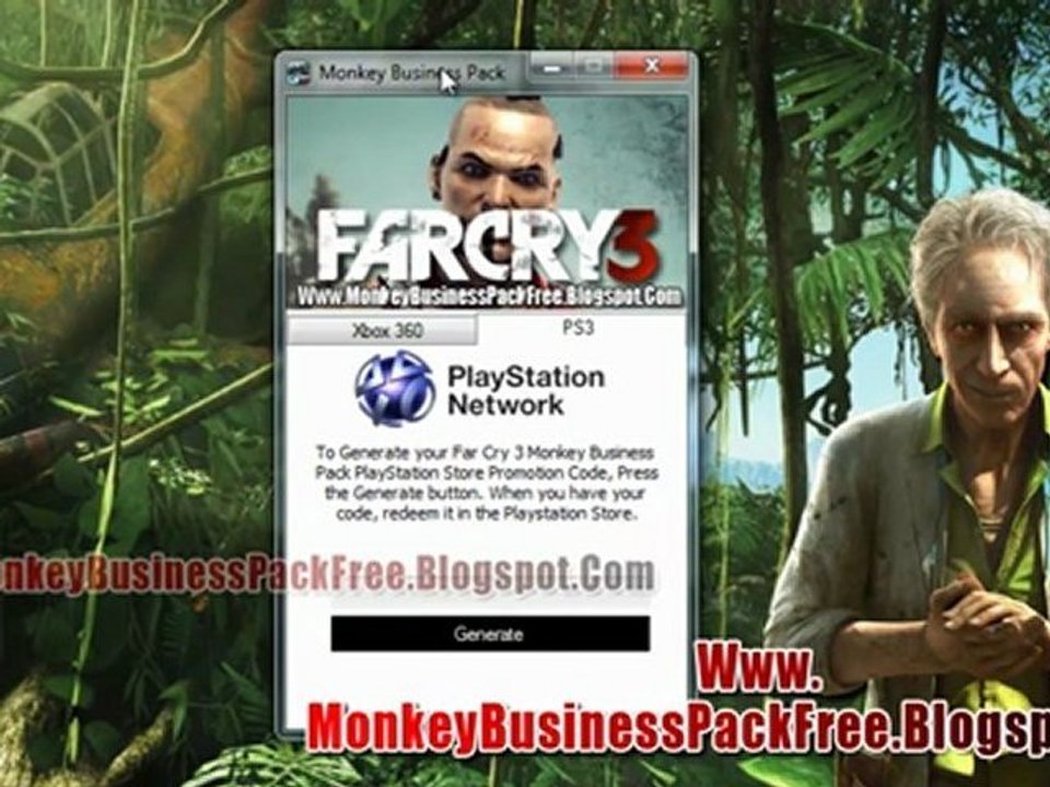 far-cry-3-monkey-business-pack-dlc-free-giveaway-video-dailymotion