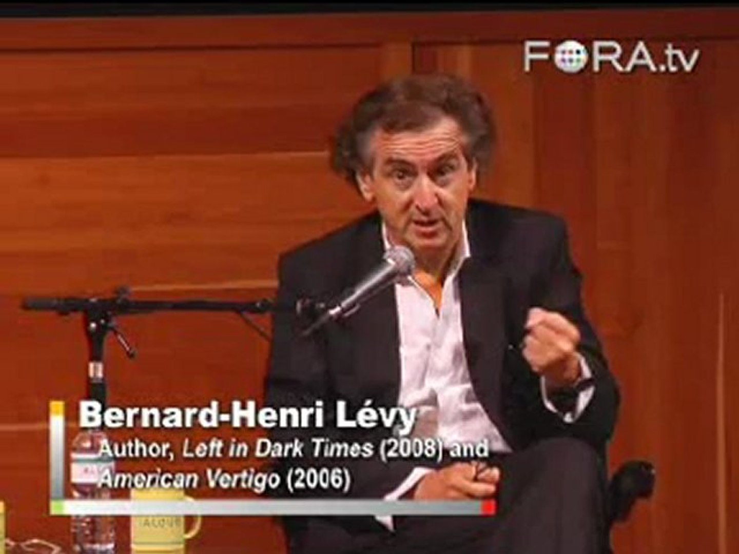 ⁣BHL Calls Palin and Obama a 'Clash of Civilizations'