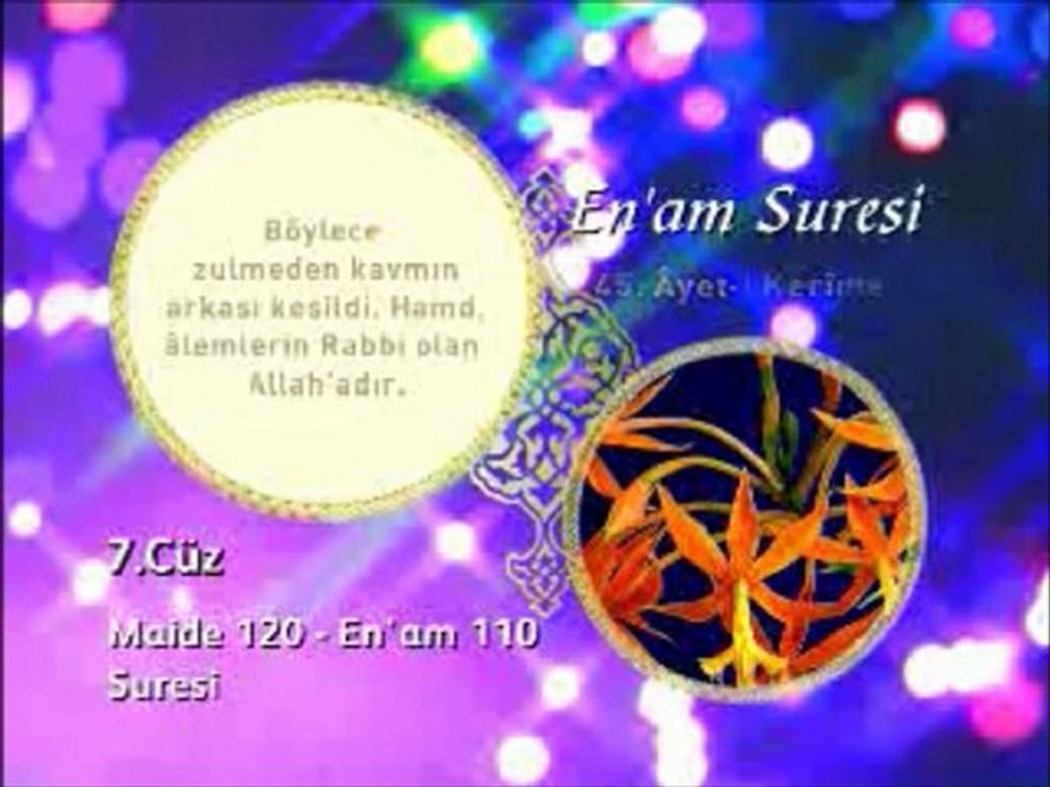 En'am Suresi 46. Ayet-i Okunuşu ve Meali Okyay Derneği