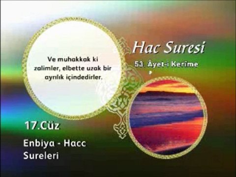 Hac Suresi 54. Ayet-i Okunuşu ve Meali Okyay Derneği