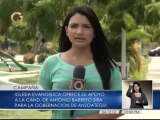 Candidato Barreto Sira recibe el respaldo de representantes de la Iglesia Evangélica en Anzoátegui