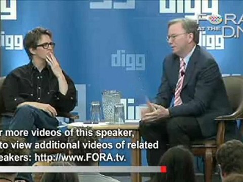 Eric Schmidt: The Internet's Potential in US Elections