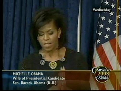 Michelle Obama: Barack's Plan for Military Services