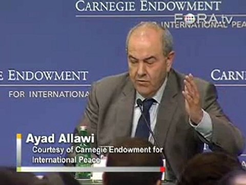 Ayad Allawi Opposes a Divided Iraq