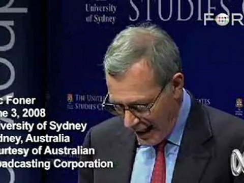 Eric Foner Traces Civil Rights to WWII Nazi 'Master Race'