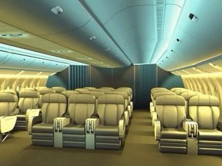 Boeing 777 Mood Lighting concept
