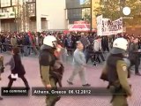 Grèce : manifestation étudiante à Athènes - no comment