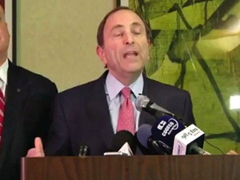 Gary Bettman Talks NHL Lockout