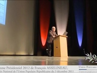 programme d'Asselineau 7-10 Présidentielle 2012