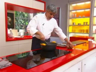 arròs a la masqueta amb safrà, carbassó i cloïsses