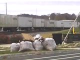 Norfolk Southern Triple Crown roadrailer train southeast through Austell Ga.