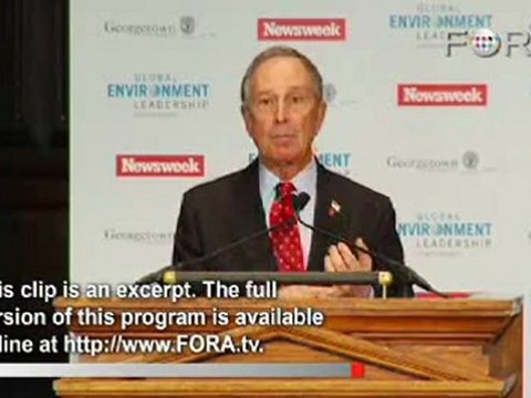 Michael Bloomberg on Candidates' Green Policies