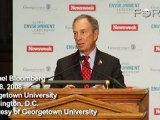 Michael Bloomberg Appeals for Global Warming Leadership