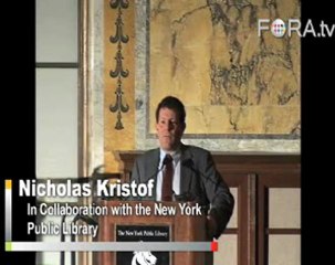 Nicholas Kristof Prioritizes the Crisis in Darfur