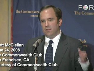 Scott McClellan Discusses Trusting President Bush