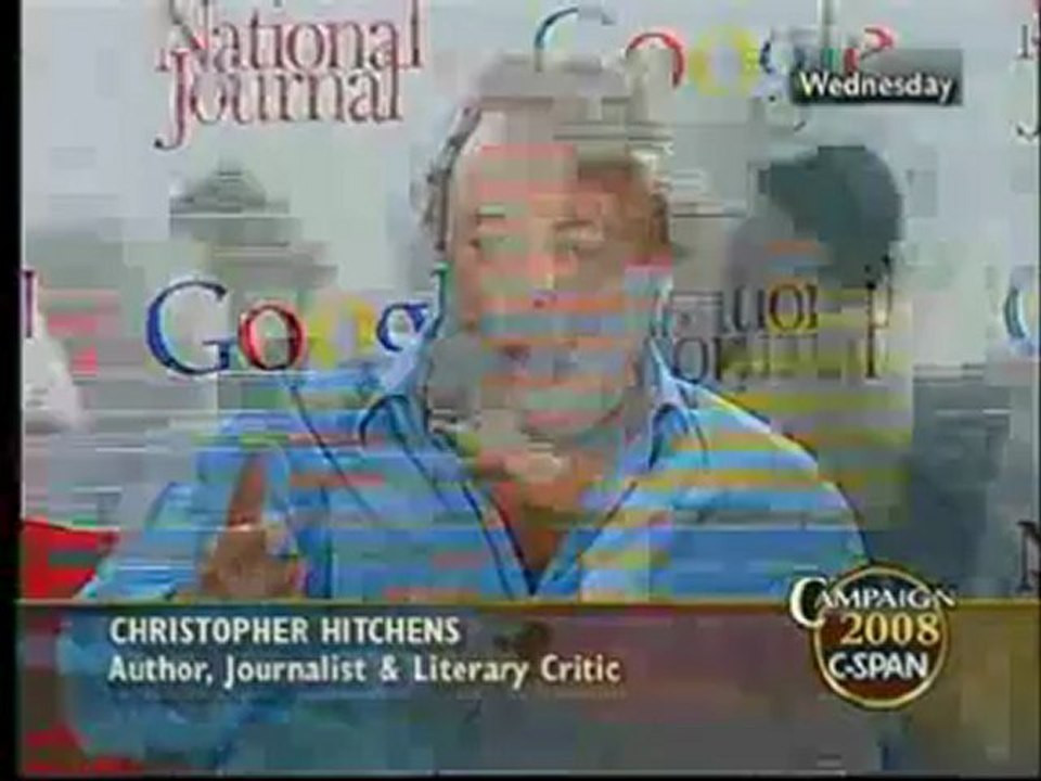Christopher Hitchens & Lizz Winstead on Mainstream Media