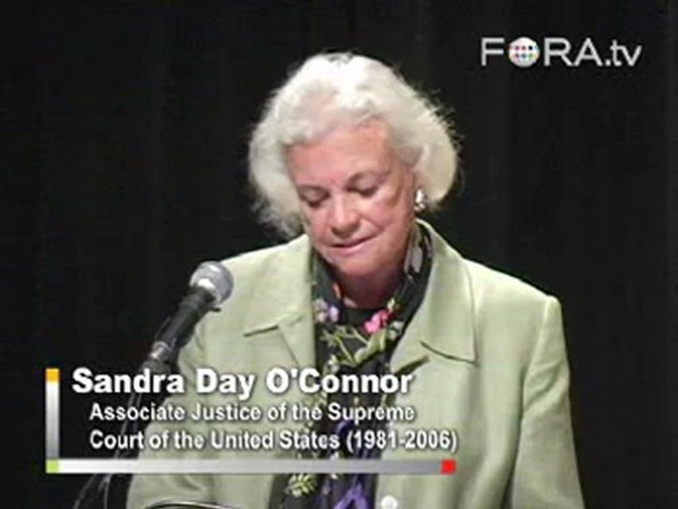 Sandra Day O'Connor Discusses 'Our Courts'