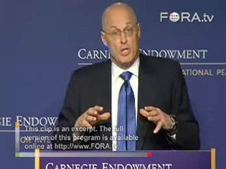 Henry Paulson on Oil and Food Prices