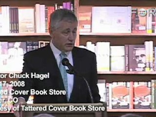 Chuck Hagel on the Republican Breakdown