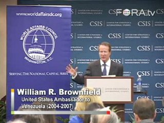 Amb. William Brownfield on Free Trade with Colombia