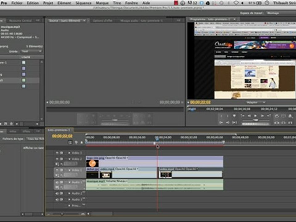 Créatiim - Un montage simple sur Premiere Pro : De la création d’un projet au rendu