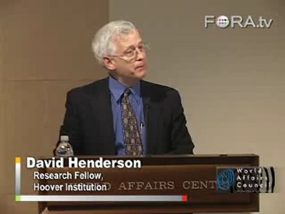 David Henderson on Weaponized Oil