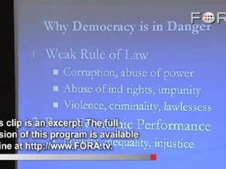 Democracy in Danger