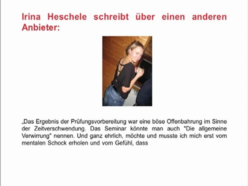 Wirtschaftsfachwirt /in IHK, Vorsicht Falle !