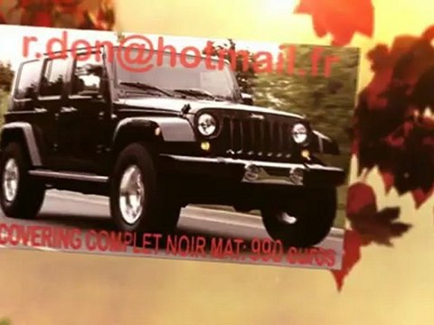 Jeep Wrangler, Jeep Wrangler, Jeep Wrangler essai video, Jeep Wrangler covering, Jeep Wrangler peinture noir mat