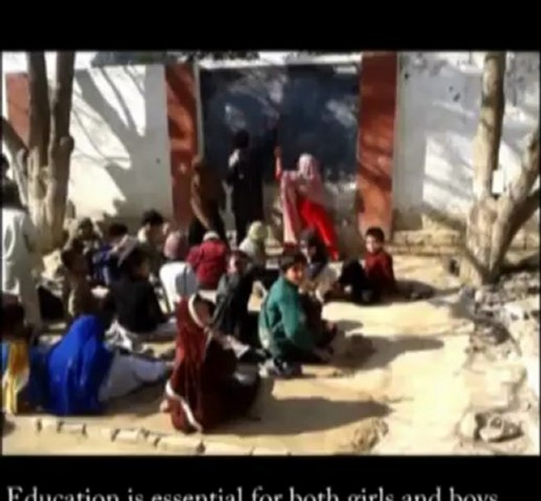 school after terrorism (mobile camera films)