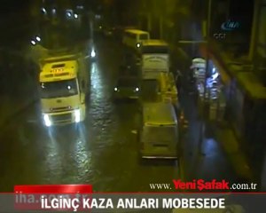 İlginç kaza anları mobesede