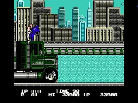 VGA Bad dudes versus dragon ninja gameplay data east console nes 1990 HD