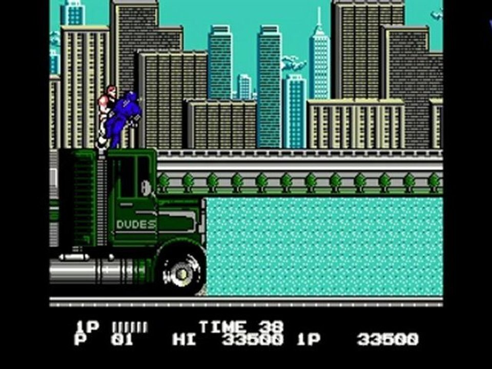 VGA Bad dudes versus dragon ninja gameplay data east console nes 1990 HD