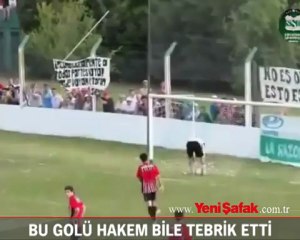 Bu golü hakem bile tebrik etti