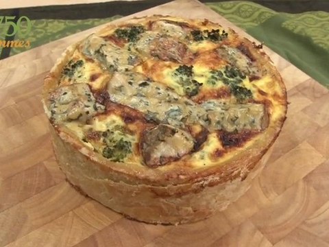 Tarte aux brocolis et à la Fourme d'Ambert - 750 Grammes