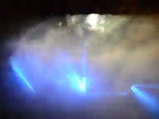 Feu d'artifice au stade Bollaert pour l'inauguration du Louvre-Lens
