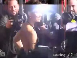 Jessica Biel's HOT Backless Gown at Hitchcock Premiere