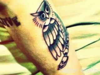 Justin Bieber's Owl Tattoo