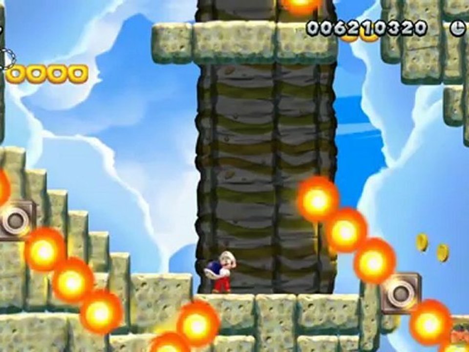 Soluce Mario Bros. U : Vallée enflammée (9-6)