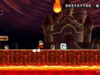 Soluce Mario Bros. U : Ciel de cendres (8-1)