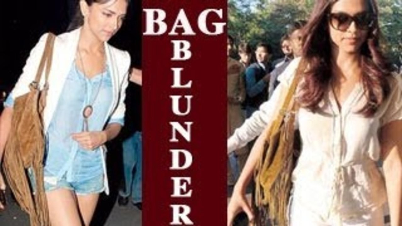 Deepika Padukone's BAG BLUNDER at DIFFERENT EVENTS !!!
