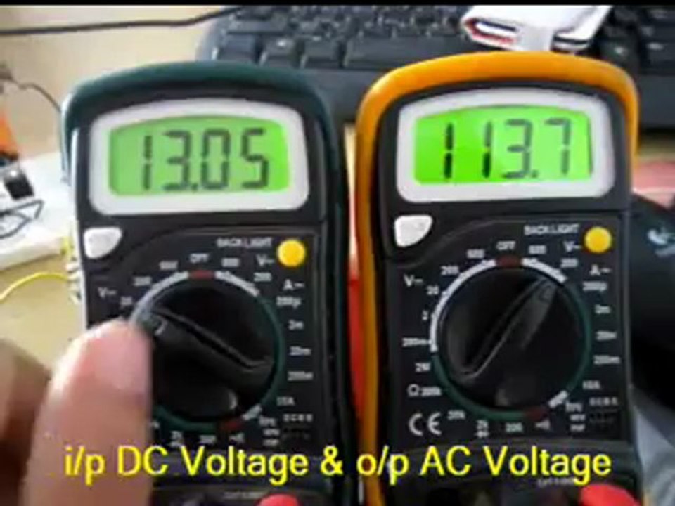 BASIC ELECTRONICS PROJECT  : AC INVERTERS (12V DC - 110V AC) CONVERTER.