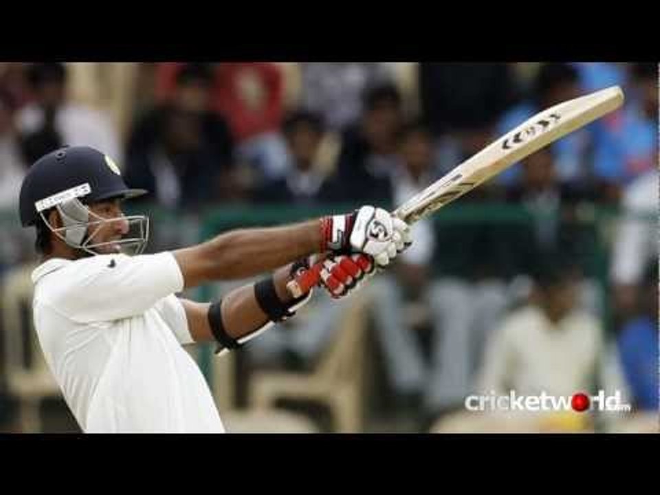 Cricket Video - Cheteshwar Pujara Batting Rescues India In Mumbai  - Cricket World TV