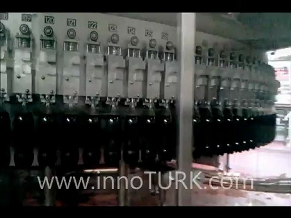 Şişe Dolum Makinası, PET Şişe Dolum, Çalkalama, Kapak Kapatma Makinası // innoTURK