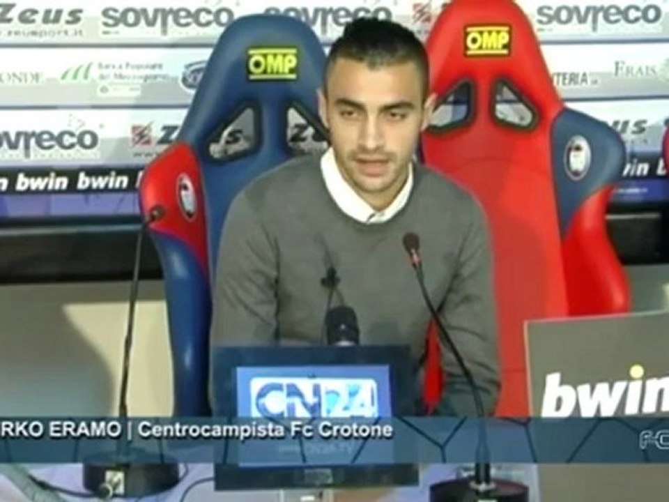 Fc Crotone | Sala Stampa, Mirko Eramo in conferenza