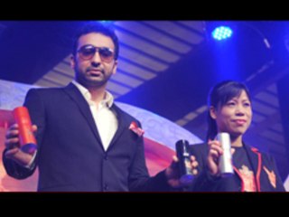 Mary Kom & Raj Kundra Launch Deodrant Range Of PRO SFL Company !