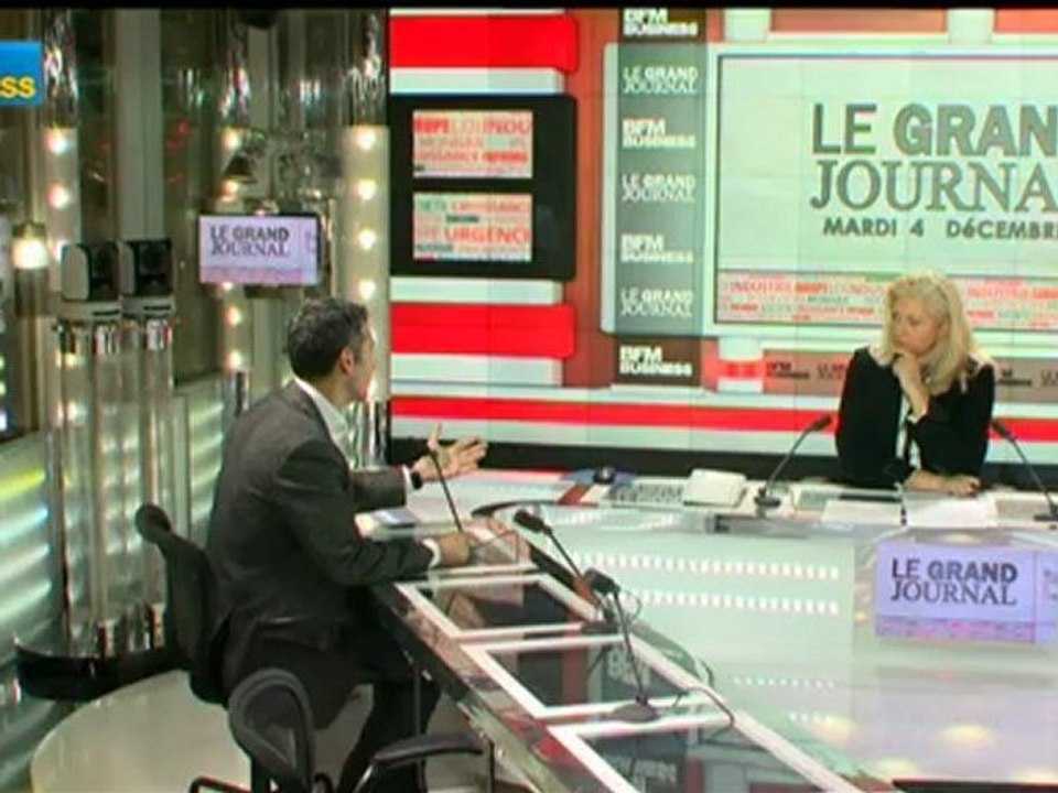 04/12 BFM : Le Grand Journal d’Hedwige Chevrillon - David Marcus et Claude Cazes 1/4