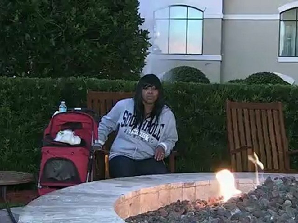 Me, Aretha and our dogs vacationing in Orlando Florida.     - uncut & unedited-