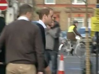 Prince William arrives at King Edward VII hospital