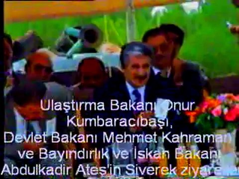 ÜÇ BAKANIN SİVEREK ZİYARETLERİ